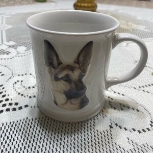 Dog Print White Mug